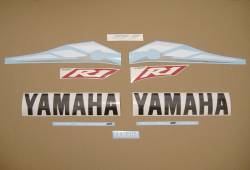 Yamaha YZF R1 2003 RN09 red decal set