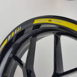 Suzuki gsx-r 1000 yellow k5 k7 reflective wheel stripes set