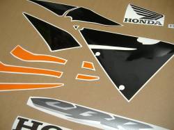 Honda cbr 600rr 2006 orange decals kit
