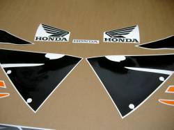Honda cbr 600rr 2006 orange reproduction decals