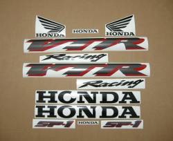 Honda VTR SC45 SP1 rc51 2001 silver graphics kit
