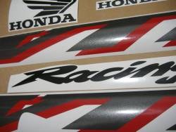 Honda VTR 1000 2001 silver reproduction decals