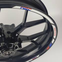 Honda hrc reflective wheel lines graphics decals set kit