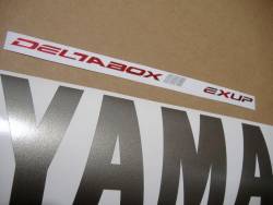 Yamaha R1 2002 silver grey replica sticker set