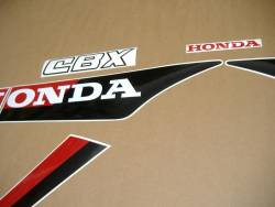 Honda cbx 750 rc17 1985 silver graphics kit