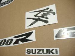 Suzuki Hayabusa camouflage army decals set 1999