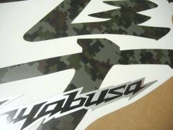 Suzuki Busa 1340 camouflage graphics kit 2009-2010