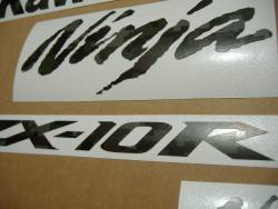 Kawasaki Ninja ZX10R pixelated camouflage stickers 