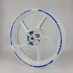 Yamaha YZF-R6 white wheel lines kit