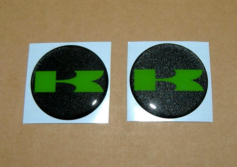Kawasaki 3D gas tank badges
