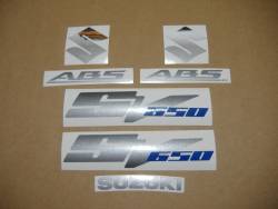 Suzuki SV650 2009 ABS grey sticker kit