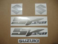 Suzuki SV650 K8 ABS blue complete sticker kit