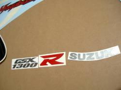 Suzuki Hayabusa GSX1300R L3 black stickers set